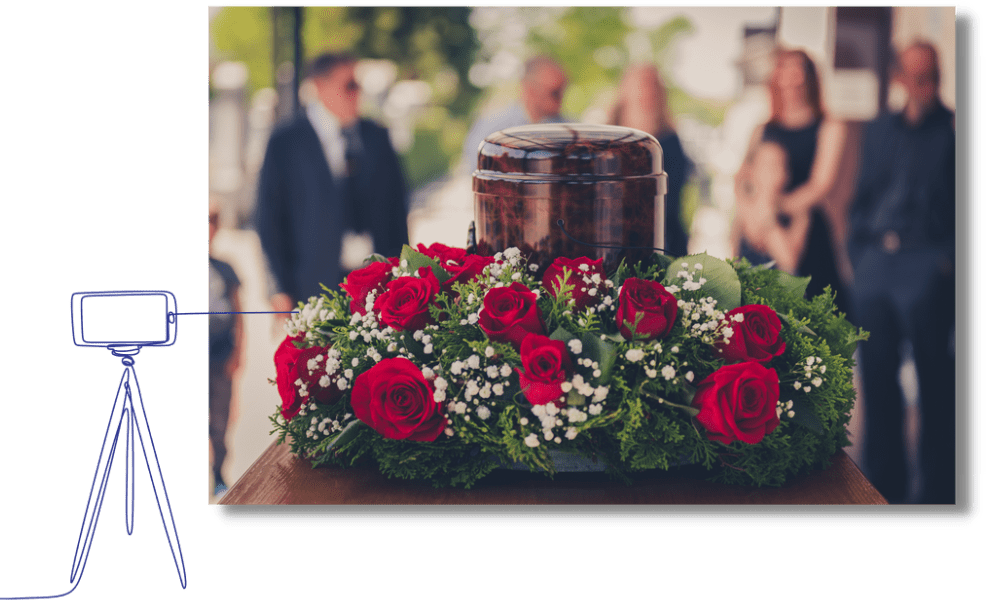 Live stream funeral services with the OneRoom App OneRoom